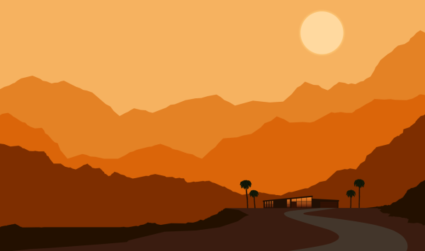 A large rendering representing how the artwork will look printed to canvas.