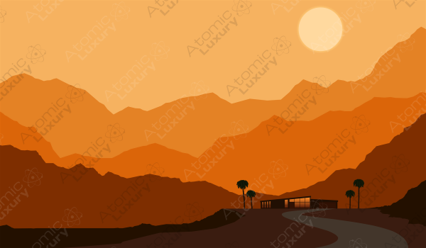 A large rendering representing how the artwork will look printed to canvas.