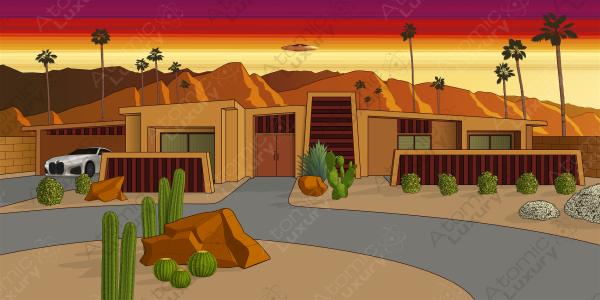 A large rendering representing how the artwork will look printed to canvas.